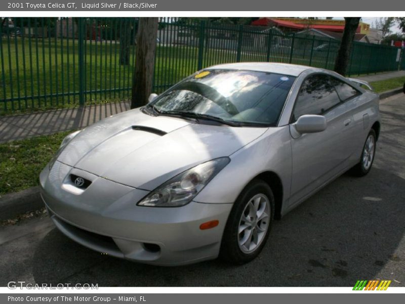 Liquid Silver / Black/Silver 2001 Toyota Celica GT