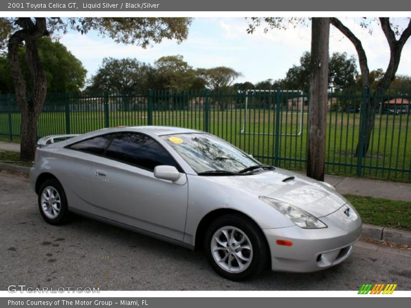 Liquid Silver / Black/Silver 2001 Toyota Celica GT
