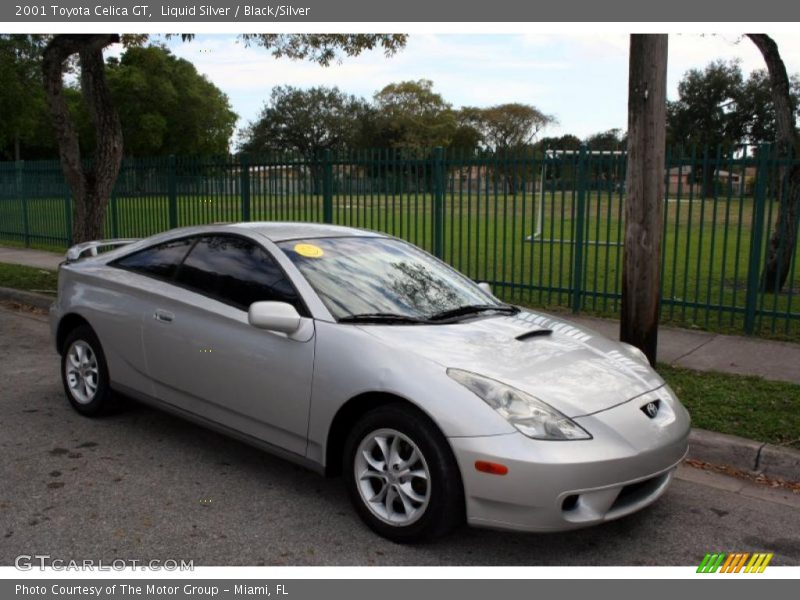 Liquid Silver / Black/Silver 2001 Toyota Celica GT