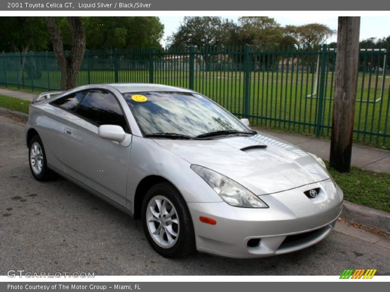Liquid Silver / Black/Silver 2001 Toyota Celica GT