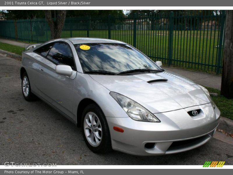 Front 3/4 View of 2001 Celica GT