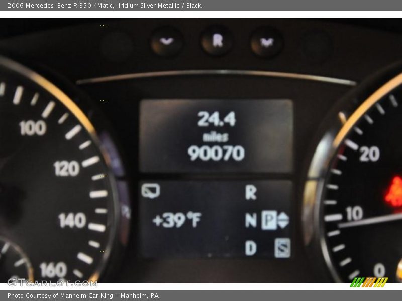 Iridium Silver Metallic / Black 2006 Mercedes-Benz R 350 4Matic