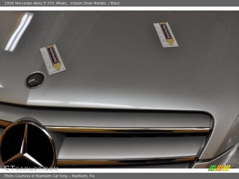 Iridium Silver Metallic / Black 2006 Mercedes-Benz R 350 4Matic
