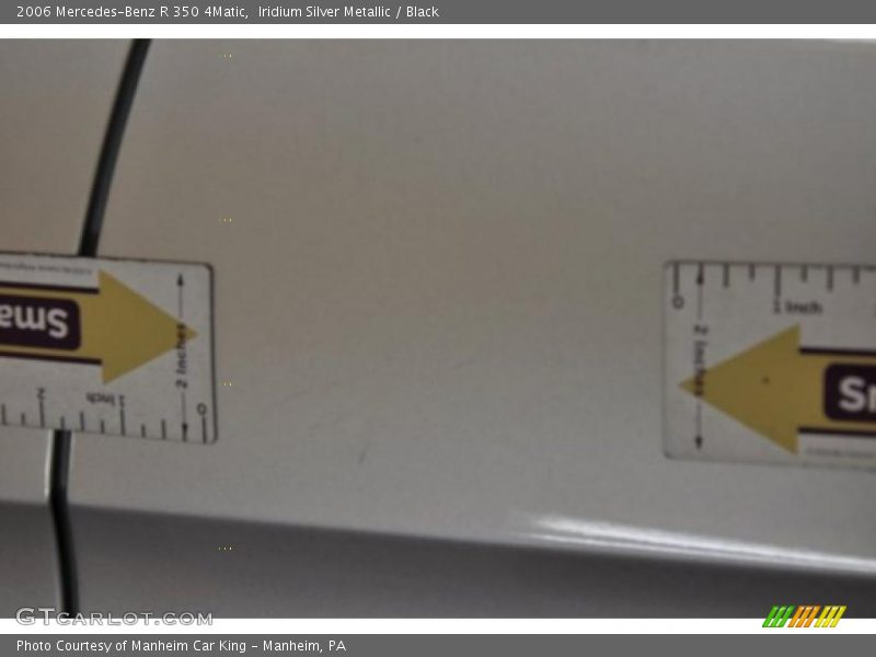Iridium Silver Metallic / Black 2006 Mercedes-Benz R 350 4Matic