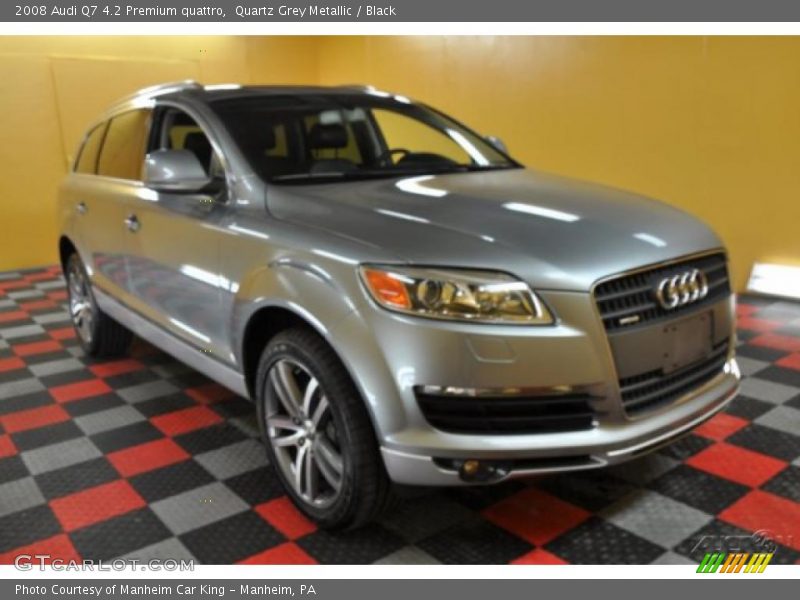 Quartz Grey Metallic / Black 2008 Audi Q7 4.2 Premium quattro