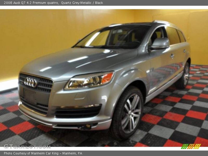 Quartz Grey Metallic / Black 2008 Audi Q7 4.2 Premium quattro