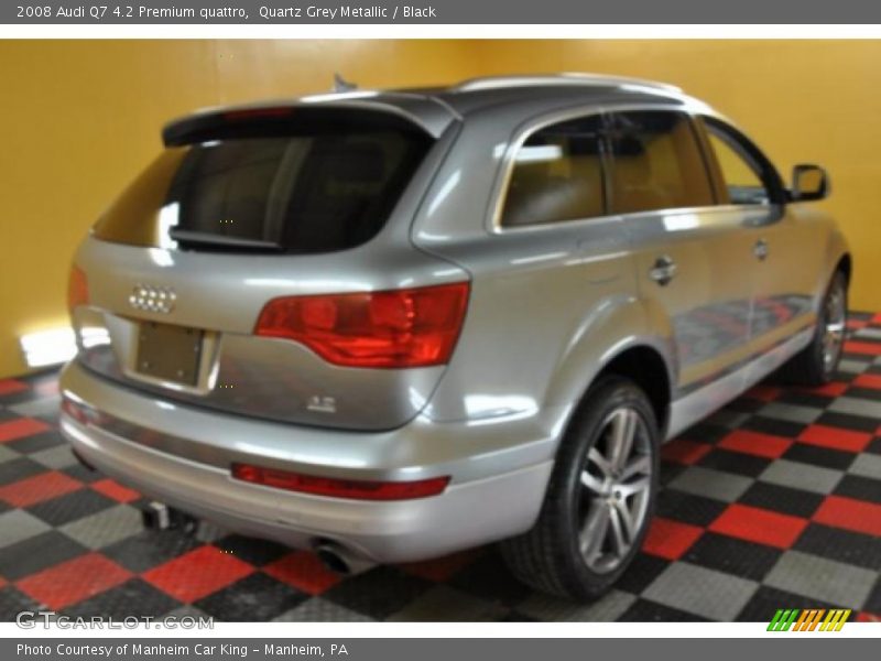 Quartz Grey Metallic / Black 2008 Audi Q7 4.2 Premium quattro