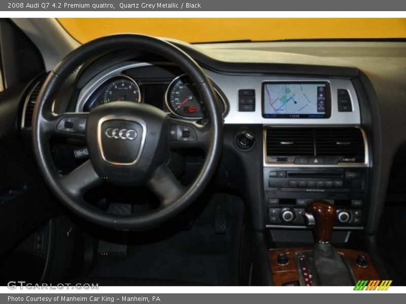Quartz Grey Metallic / Black 2008 Audi Q7 4.2 Premium quattro