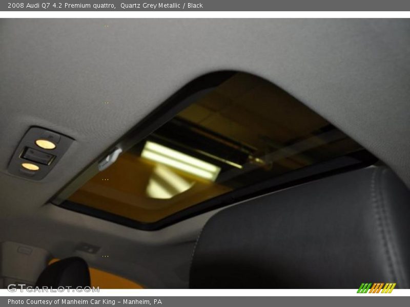 Quartz Grey Metallic / Black 2008 Audi Q7 4.2 Premium quattro