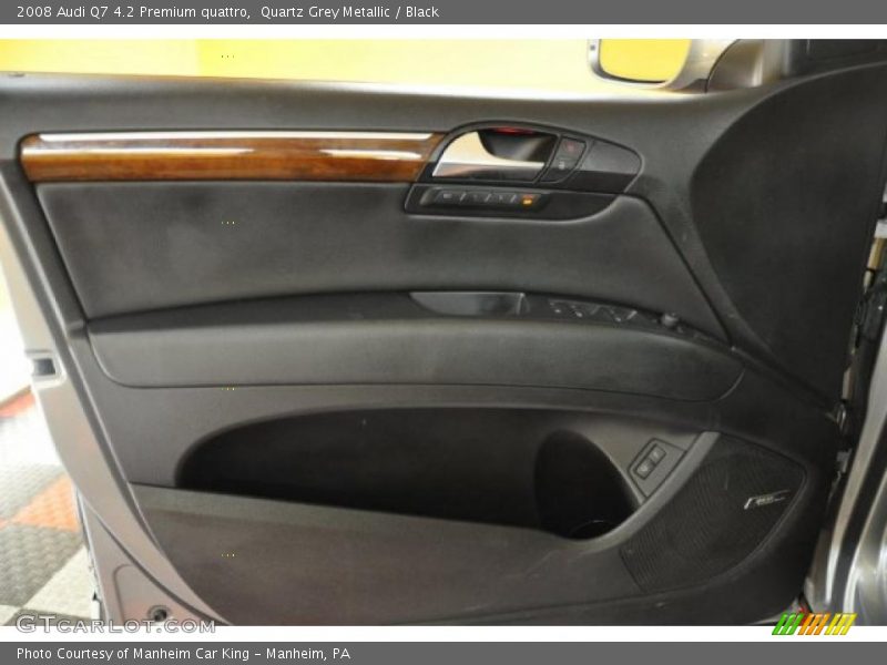 Quartz Grey Metallic / Black 2008 Audi Q7 4.2 Premium quattro