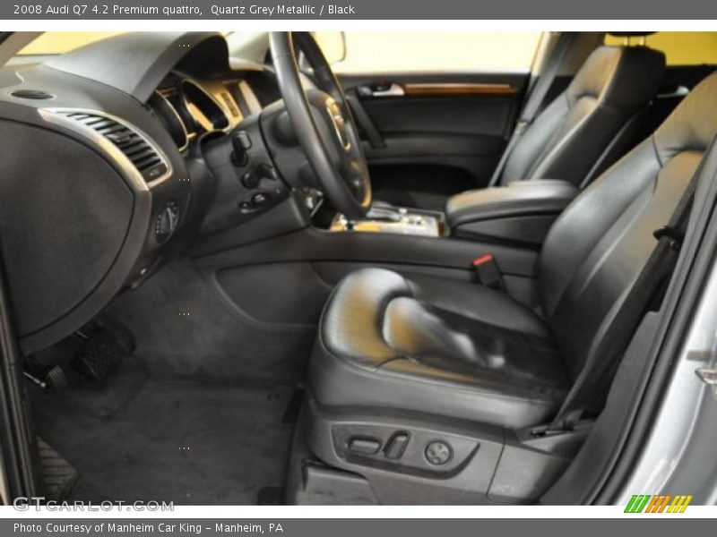 Quartz Grey Metallic / Black 2008 Audi Q7 4.2 Premium quattro
