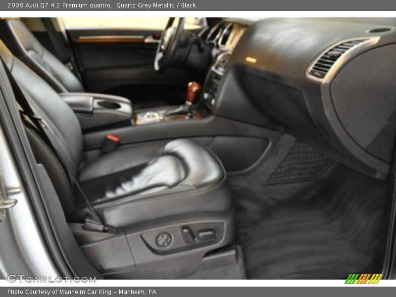 Quartz Grey Metallic / Black 2008 Audi Q7 4.2 Premium quattro