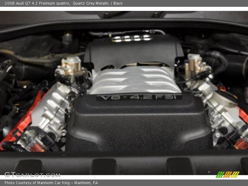 Quartz Grey Metallic / Black 2008 Audi Q7 4.2 Premium quattro