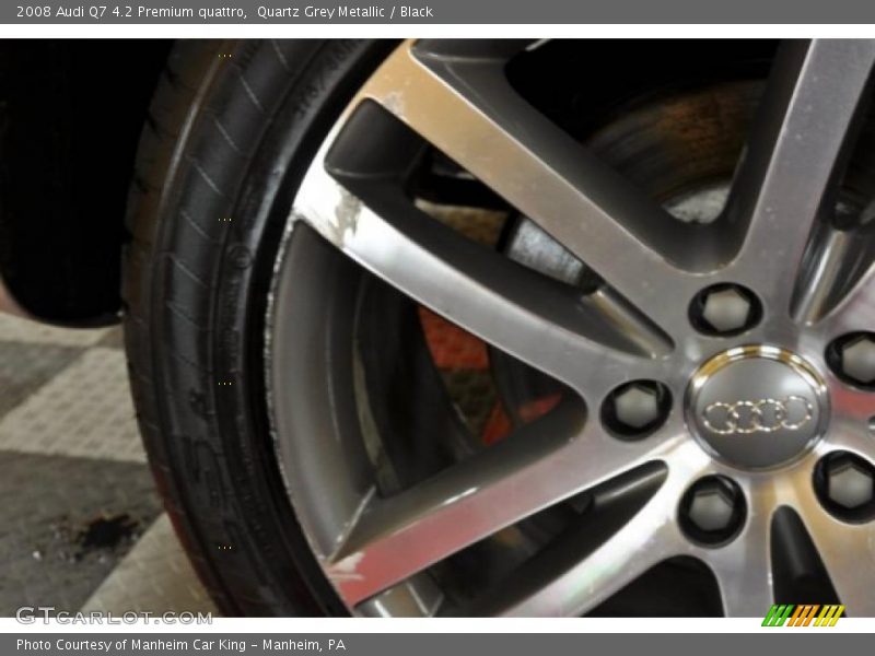 Quartz Grey Metallic / Black 2008 Audi Q7 4.2 Premium quattro