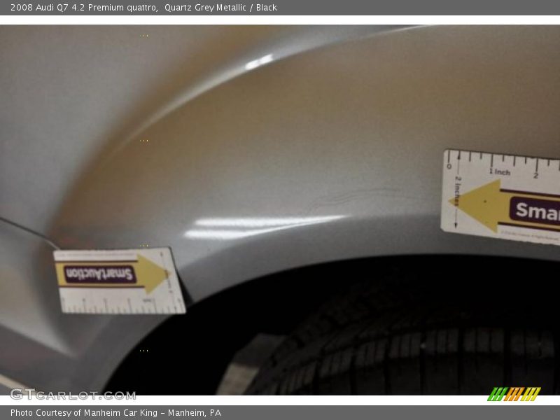 Quartz Grey Metallic / Black 2008 Audi Q7 4.2 Premium quattro