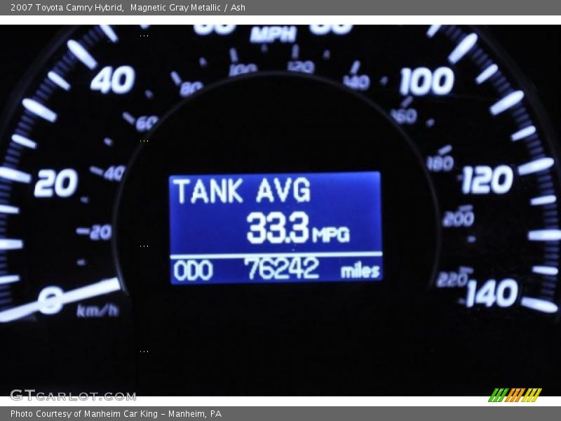 Magnetic Gray Metallic / Ash 2007 Toyota Camry Hybrid