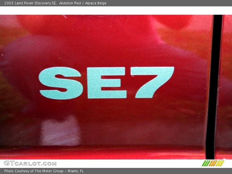 Alveston Red / Alpaca Beige 2003 Land Rover Discovery SE