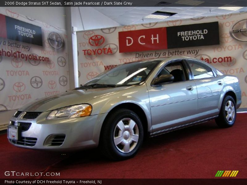 Satin Jade Pearlcoat / Dark Slate Grey 2006 Dodge Stratus SXT Sedan