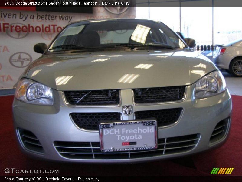 Satin Jade Pearlcoat / Dark Slate Grey 2006 Dodge Stratus SXT Sedan