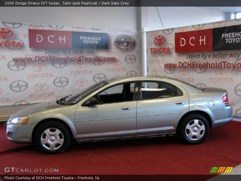 Satin Jade Pearlcoat / Dark Slate Grey 2006 Dodge Stratus SXT Sedan