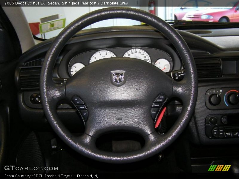 Satin Jade Pearlcoat / Dark Slate Grey 2006 Dodge Stratus SXT Sedan