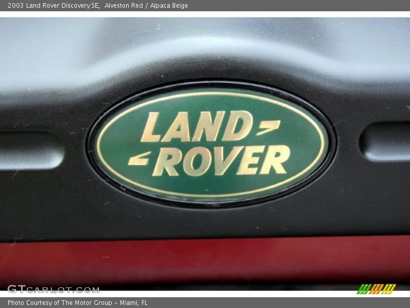 Alveston Red / Alpaca Beige 2003 Land Rover Discovery SE