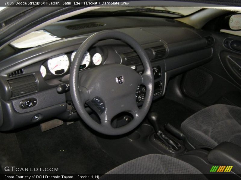 Satin Jade Pearlcoat / Dark Slate Grey 2006 Dodge Stratus SXT Sedan
