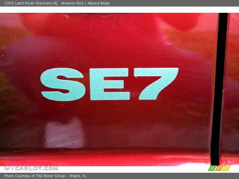 Alveston Red / Alpaca Beige 2003 Land Rover Discovery SE