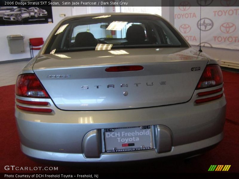 Satin Jade Pearlcoat / Dark Slate Grey 2006 Dodge Stratus SXT Sedan
