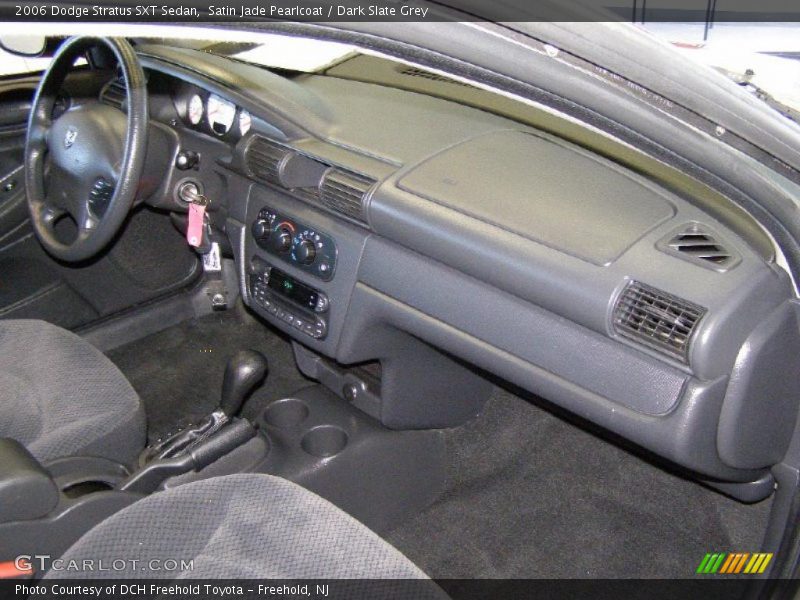 Satin Jade Pearlcoat / Dark Slate Grey 2006 Dodge Stratus SXT Sedan