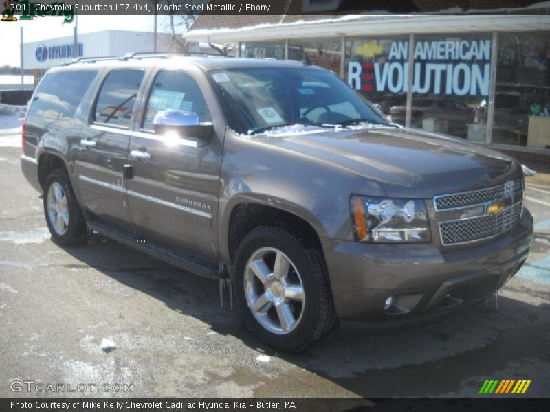 Mocha Steel Metallic / Ebony 2011 Chevrolet Suburban LTZ 4x4