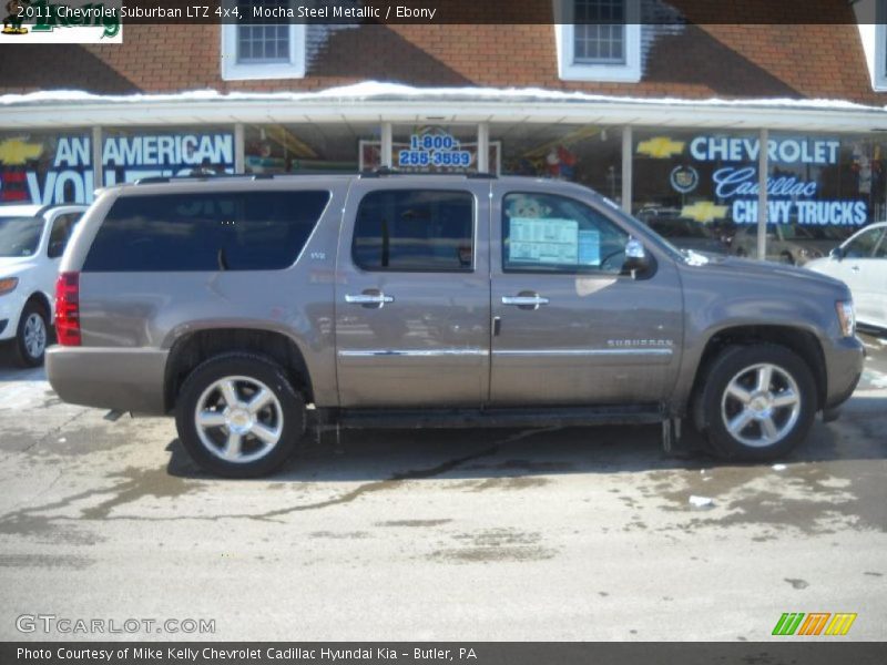 Mocha Steel Metallic / Ebony 2011 Chevrolet Suburban LTZ 4x4