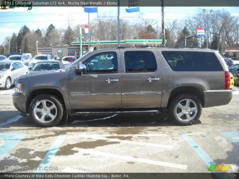 Mocha Steel Metallic / Ebony 2011 Chevrolet Suburban LTZ 4x4