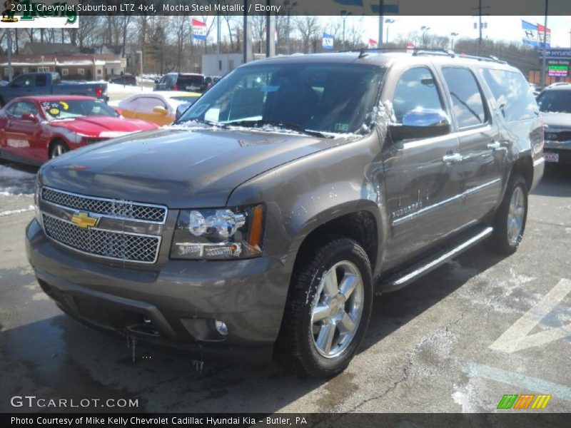 Mocha Steel Metallic / Ebony 2011 Chevrolet Suburban LTZ 4x4