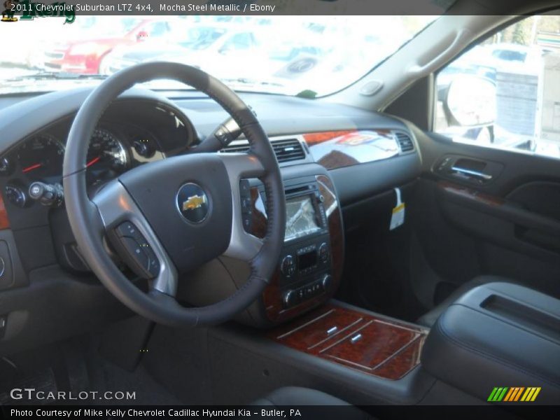 Mocha Steel Metallic / Ebony 2011 Chevrolet Suburban LTZ 4x4
