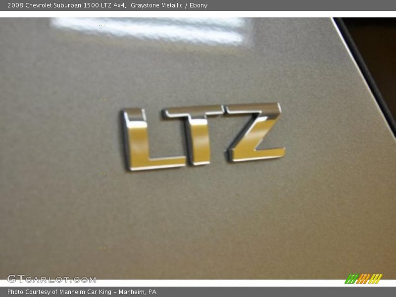 Graystone Metallic / Ebony 2008 Chevrolet Suburban 1500 LTZ 4x4