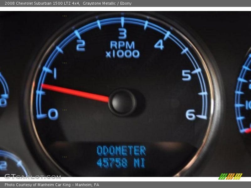 Graystone Metallic / Ebony 2008 Chevrolet Suburban 1500 LTZ 4x4