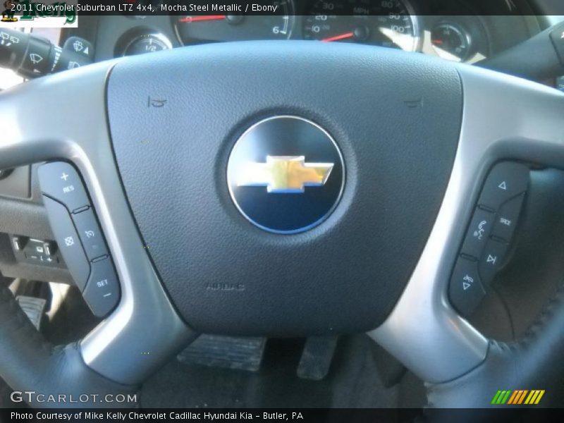 Mocha Steel Metallic / Ebony 2011 Chevrolet Suburban LTZ 4x4