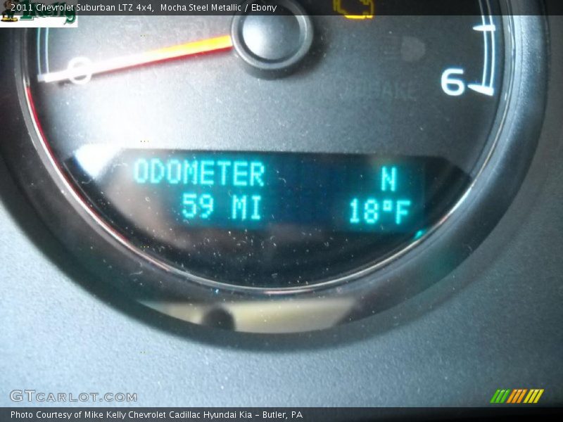 Mocha Steel Metallic / Ebony 2011 Chevrolet Suburban LTZ 4x4