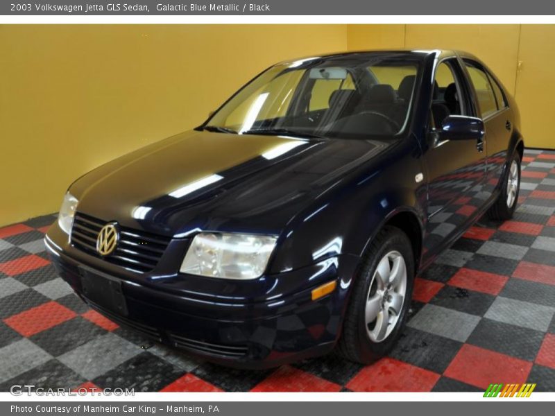 Galactic Blue Metallic / Black 2003 Volkswagen Jetta GLS Sedan