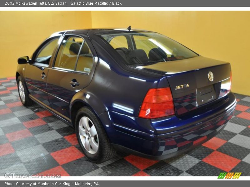 Galactic Blue Metallic / Black 2003 Volkswagen Jetta GLS Sedan