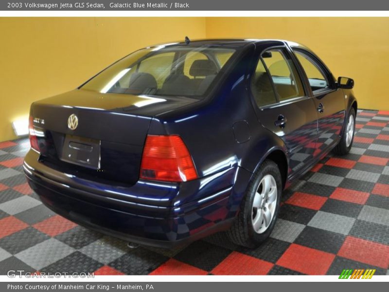 Galactic Blue Metallic / Black 2003 Volkswagen Jetta GLS Sedan