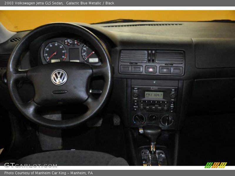 Galactic Blue Metallic / Black 2003 Volkswagen Jetta GLS Sedan