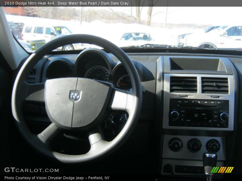 Deep Water Blue Pearl / Dark Slate Gray 2010 Dodge Nitro Heat 4x4