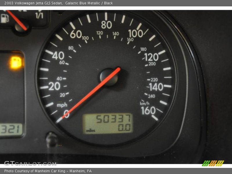 Galactic Blue Metallic / Black 2003 Volkswagen Jetta GLS Sedan