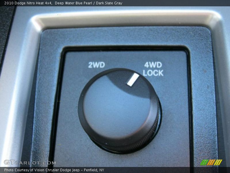 Deep Water Blue Pearl / Dark Slate Gray 2010 Dodge Nitro Heat 4x4