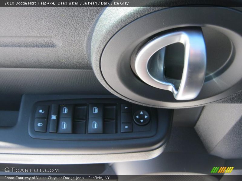 Deep Water Blue Pearl / Dark Slate Gray 2010 Dodge Nitro Heat 4x4