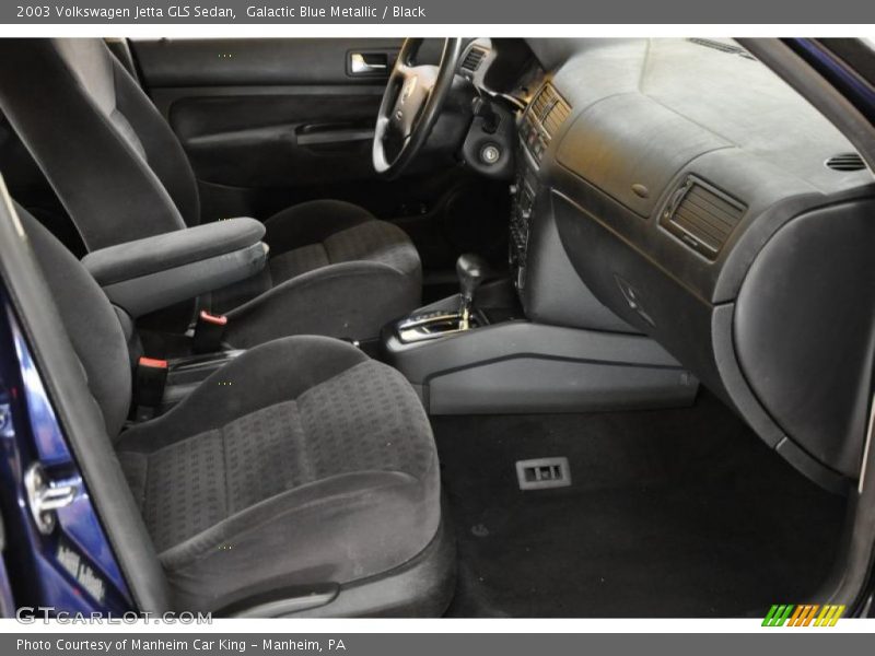 Galactic Blue Metallic / Black 2003 Volkswagen Jetta GLS Sedan