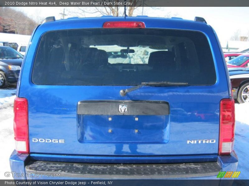Deep Water Blue Pearl / Dark Slate Gray 2010 Dodge Nitro Heat 4x4