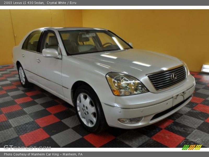 Crystal White / Ecru 2003 Lexus LS 430 Sedan